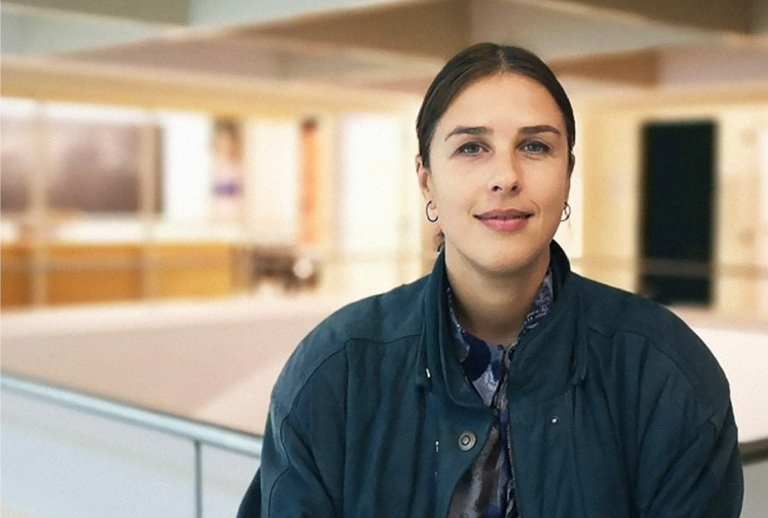 Imagem com o retrato de Cristina Planas Leitão.