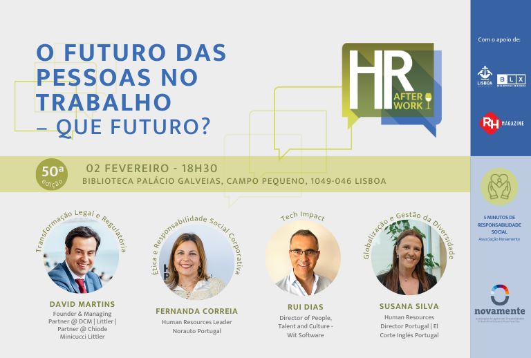 Imagem com os retratos das pessoas convidadas.