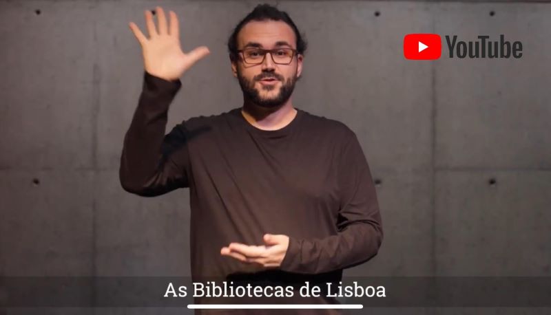 Imagem ilustrativa do vídeo com som, legendas e língua gestual.