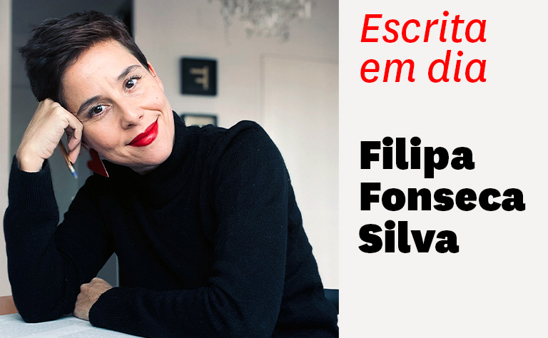 Fotografia a cores do retrato da autora.