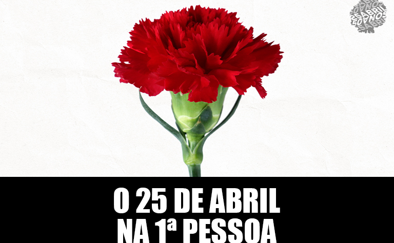 Imagem ilustrativa do evento com um cravo vermelho.