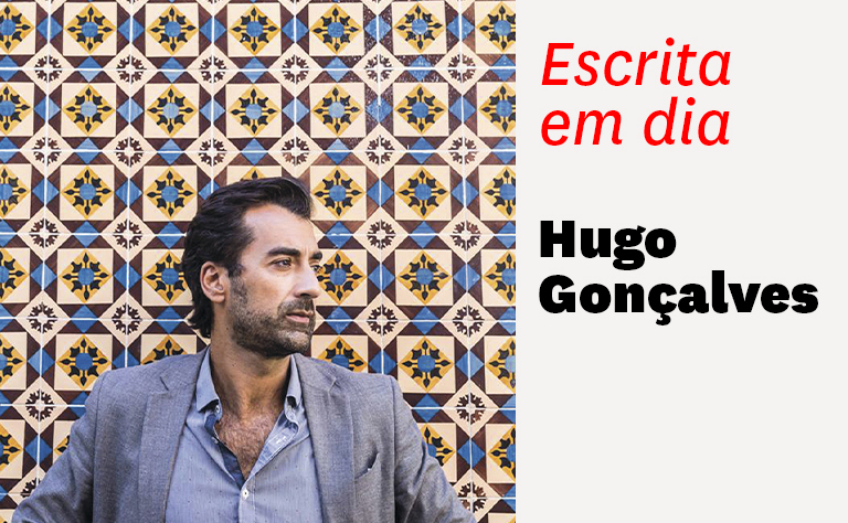 Imagem do evento com o retrato de Hugo Gonçalves.