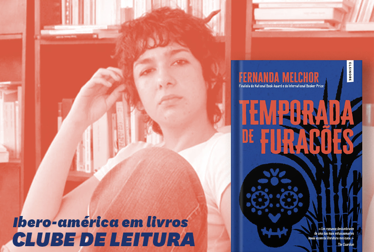 Imagem com retrato a sépia de Fernanda Melchor. Direitos reservados.