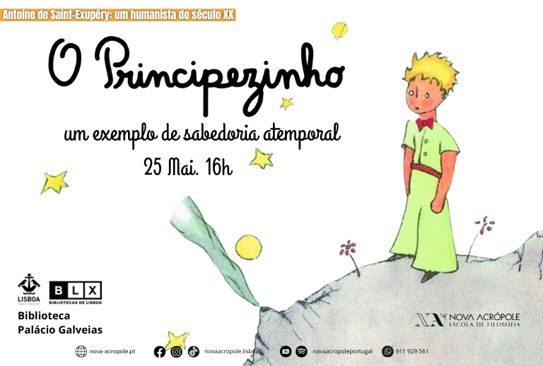 Imagem com a capa do livro 'O Principezinho'.