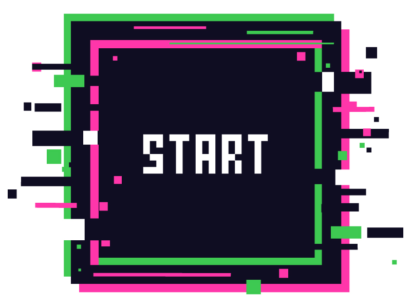 Imagem com a palavra START.