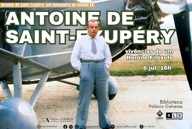 Imagem ilustrativa do evento com o retrato do autor.