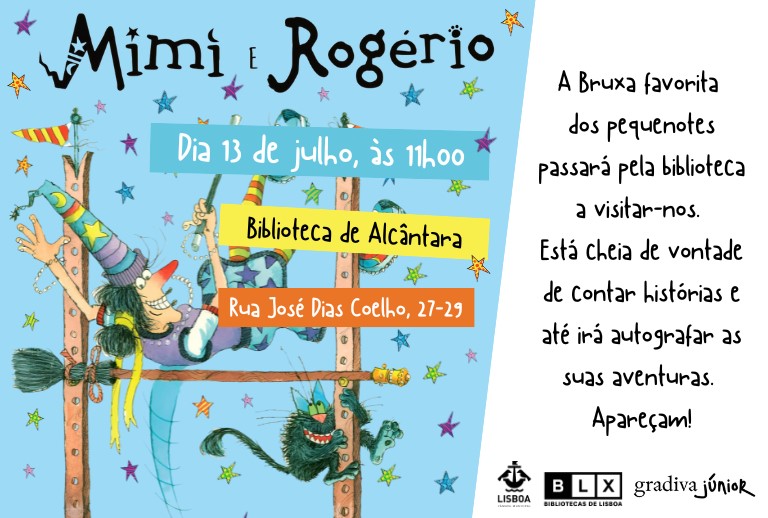 Imagem ilustrativa do evento com ilustrações de um dos livros.