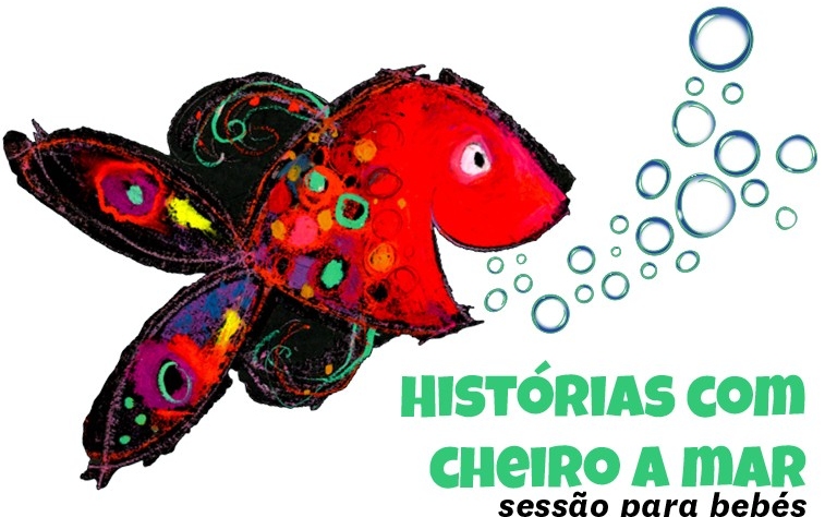 Imagem com a ilustração de um peixe do livro 'Feliz'.