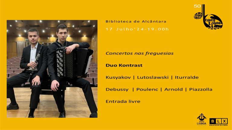 Imagem com o retrato do Duo Kontrast. Direitos reservados.