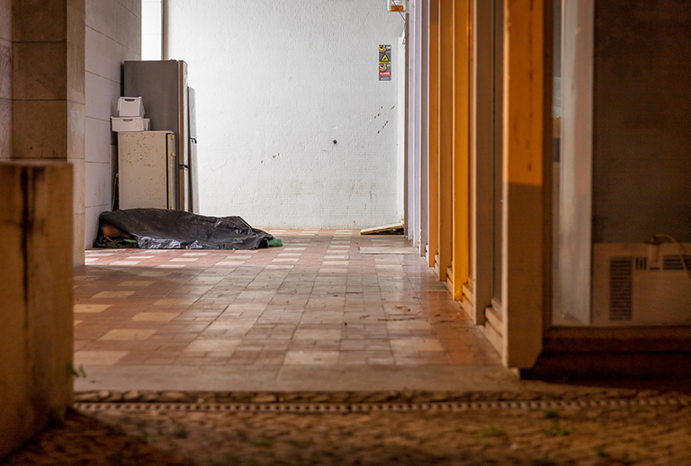 Imagem com uma fotografias patentes na exposição.