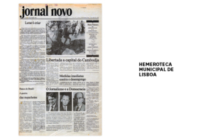 Imagem de uma das capas do periódico.