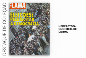 Imagem com uma das capas dos periódicos.