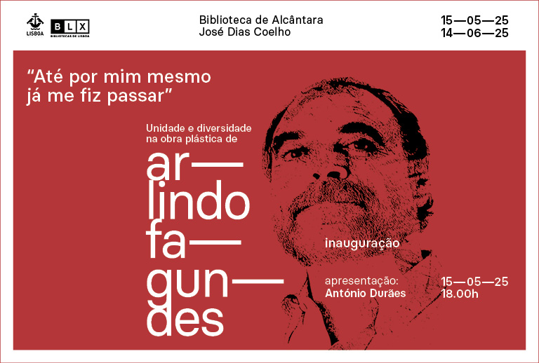 Imagem com o retrato ade Arlindo Fagundes.