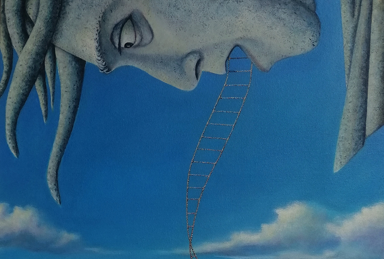 Imagem de uma das obras do artista.