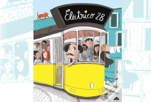 Imagem de uma ilustração do elétrico 28.