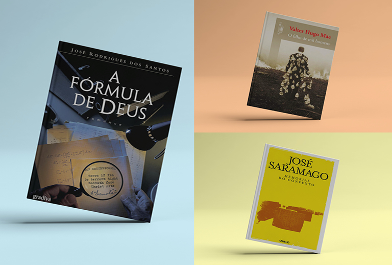Imagem com as capas dos livros.