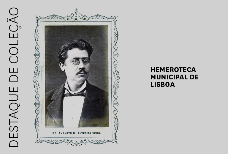 Imagem com o retrato de Alves da Veiga.