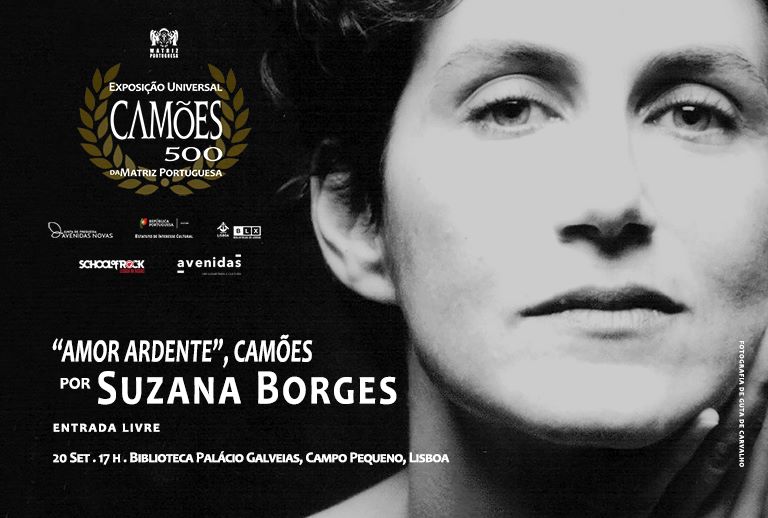 Imagem com o retrato de Suzana Borges.