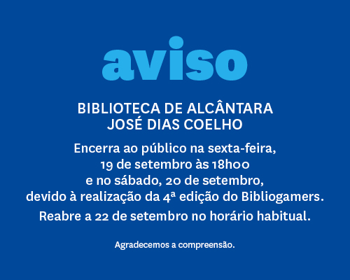 Imagem com o texto do aviso.