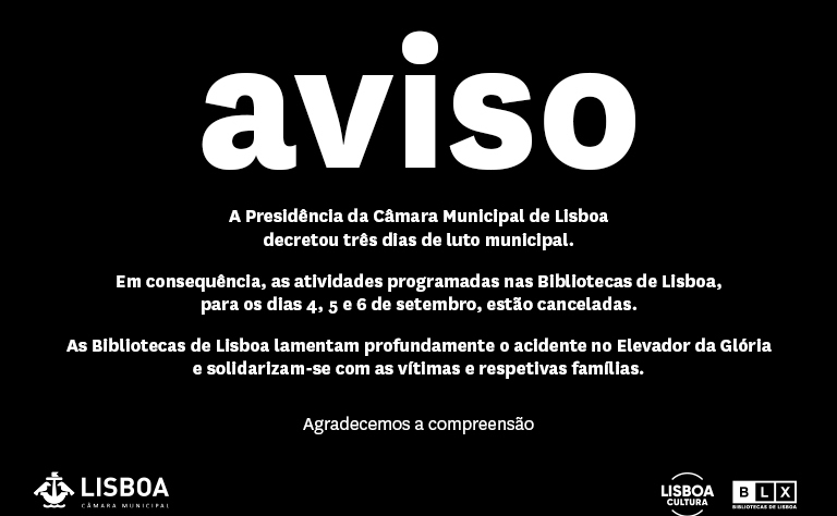 Imagem com o texto do aviso.