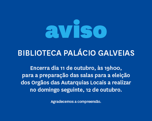 Imagem com o texto do aviso.