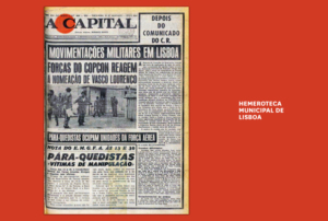 Imagem com uma das capas dos periódicos.