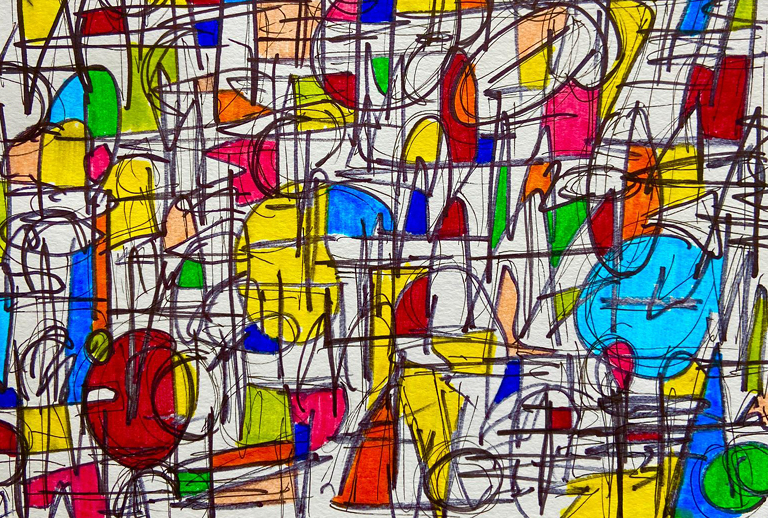 Imagem de uma das obras do artista.