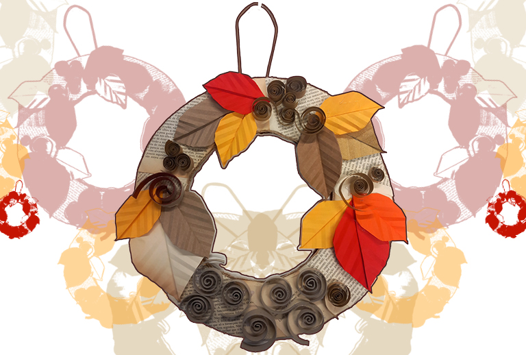 Imagem com uma peça de origami.