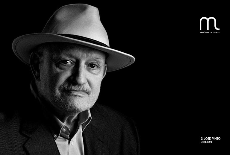 Imagem com o retrato de Lauro António.