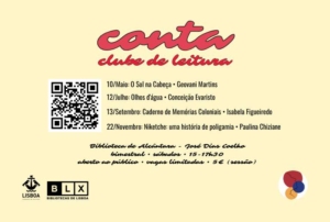 Imagem com as datas do clube de leitura.