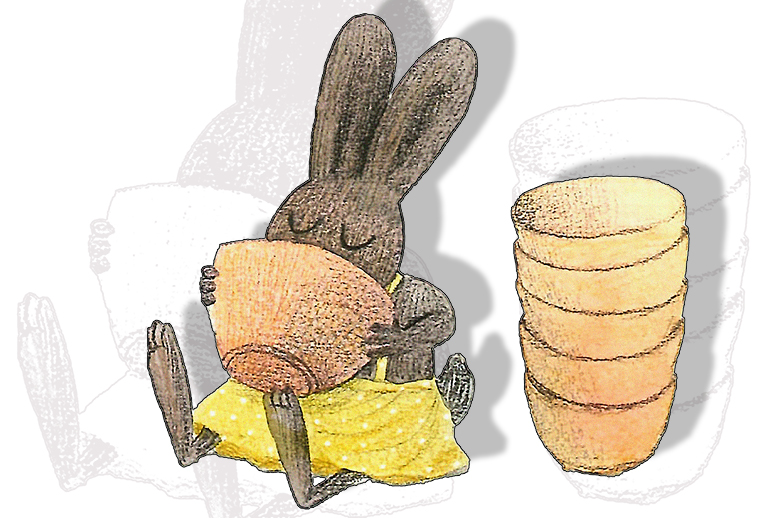 Imagem com a ilustração infantil.