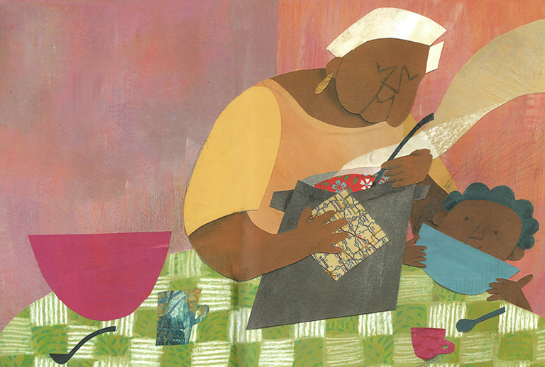 Imagem com uma das ilustrações do livro.