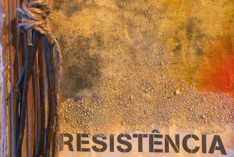 Imagem com uma das obras da exposição.