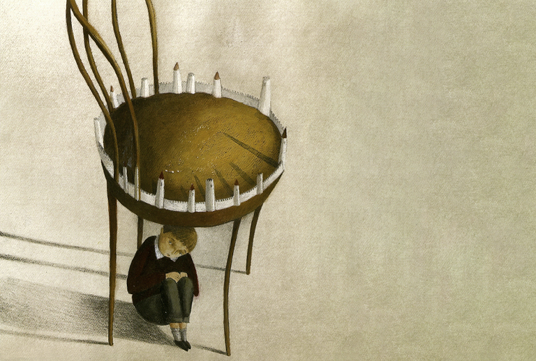 Imagem com uma ilustração infantil.