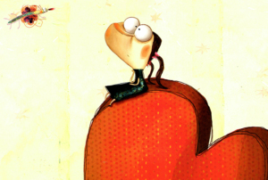 Imagem com uma ilustração infantil.