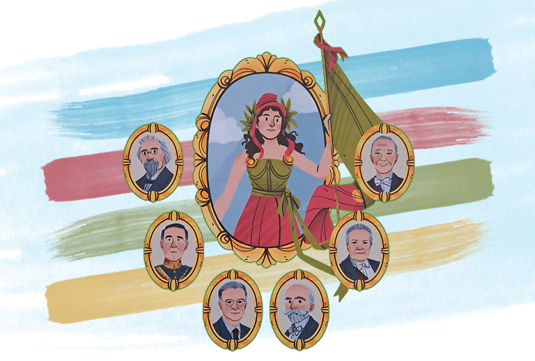 Imagem com uma ilustração do livro.